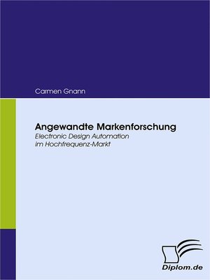 cover image of Angewandte Markenforschung